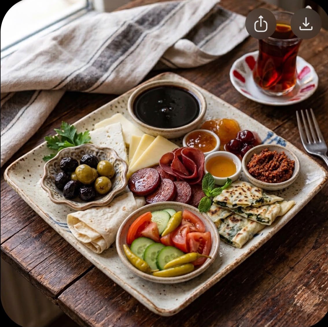 Kahvaltı tabağı